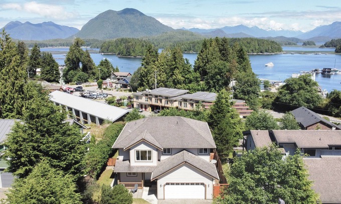 Tofino House | House close to town with mountain/inlet views