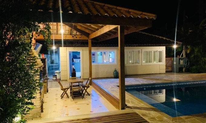 Horto House | House in gated community with 4 bedrooms and 3 suites, Ubatuba North Coast.