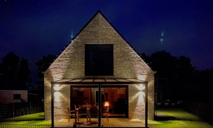 Barssel House | House LIBELLE on Harkebrügger See with sauna and fireplace - new building