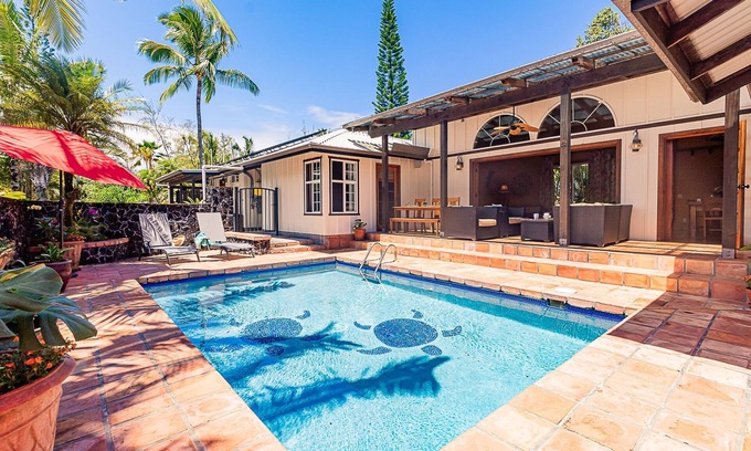 Keaau House | House of Paddles, POOL, Ocean close in Keaau, Hawaii, near Hilo