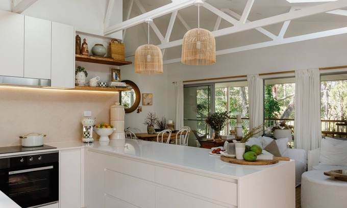 Salamander Bay House | House of Wanda with stunning views of the Wanda Wetlands Rainforest Reserve.