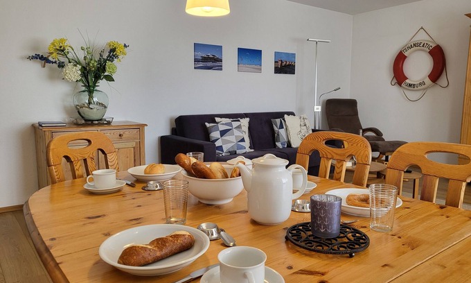 Bad St. Peter-Ording Apartment | House Villa Anna Apartment 51 - The "Feierabend-Koje"
