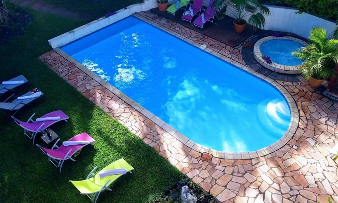 Entre-Deux Villa | House/Villa - Entre deuxfurnished with tourism hiring of holidays villa swimming pool jacuzzi
