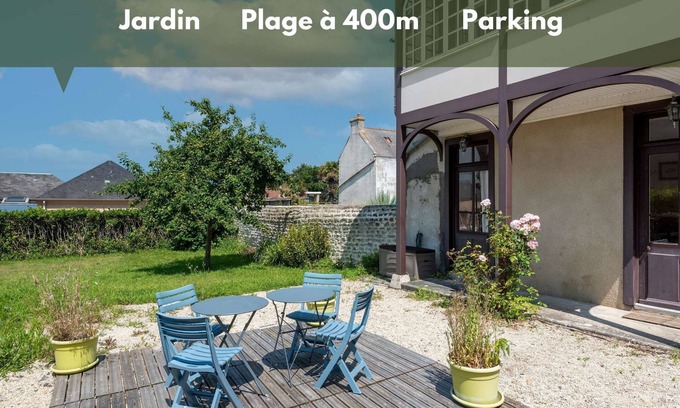 Arromanches-les-Bains House | House with nice garden - Centre ville Arromanches