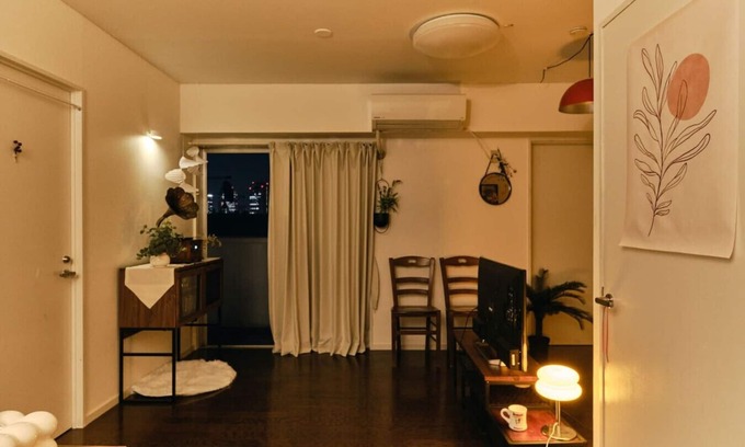Nakano Apartment | Huge 3 rooms 2 different view. 10ppl/Shinjuku 2st.