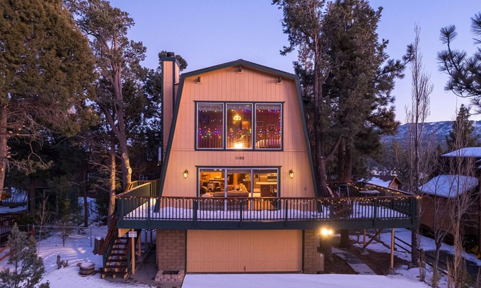 Whispering Forest Cabin | HUGE 3-story modified A-frame w/deck, forest views, hot tub, 10 mins from slopes