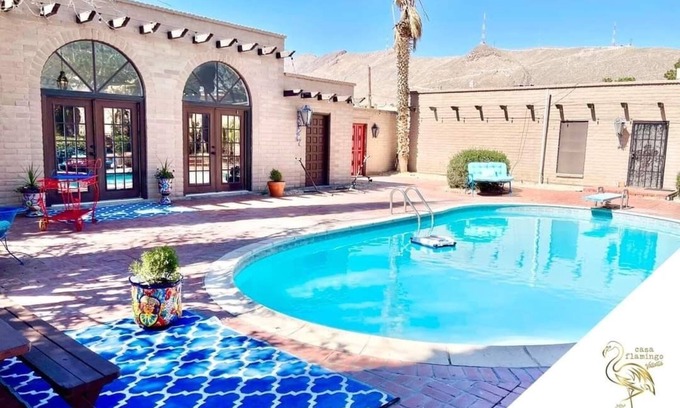 El Paso House | Huge Hacienda Home + 1 guest house ,Pool, Scenic Views, Up to 16 Adults, 4 kids