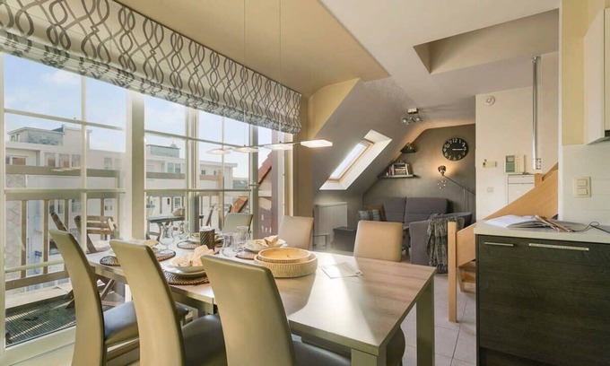 Westende Apartment | Huswell - Sunny duplex apartment near the beach