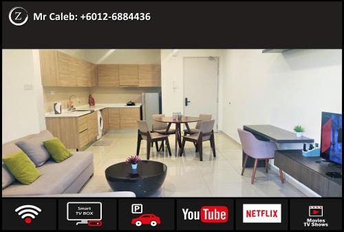 Shah Alam Apartment | i-City-Casa Joy - Wifi, Netflix - Movies, Parking, Sleeps 7 Pax