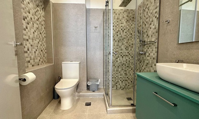 Dafni Apartment | I1B - Brand new 1BR apartment with rooftop Accessn