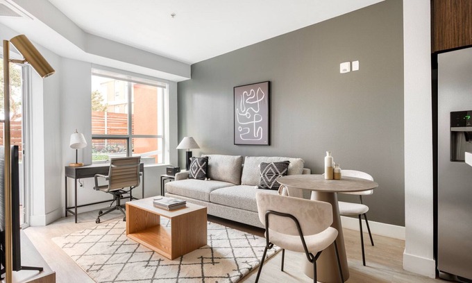 Centennial Apartment | Ideal Redwood City 1BR w/Gym, Lounge & W/D, nr Caltrain, by Blueground
