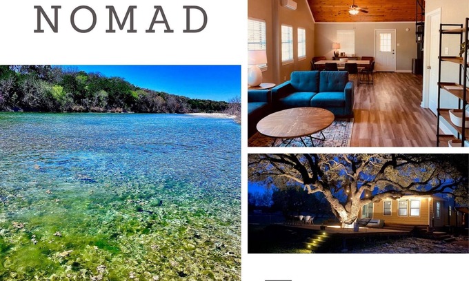 Camp Wood House | Idyllic 8 Acre Private River Front-Nomad Ranch River Rock