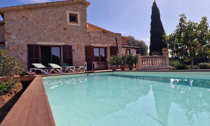 Sant Llorenc des Cardassar House | Idyllic finca near the sea, up to 4 persons, pool, W-Lan, seasonal rental