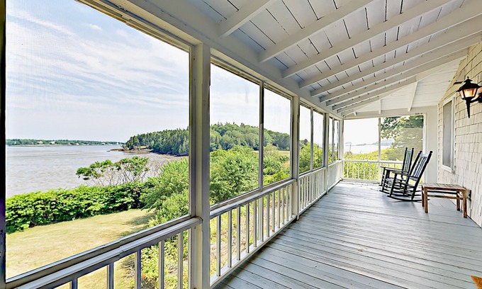 Georgetown House | Idyllic Summer Home with Ocean Views and a Private Beach on a Tidal Bay