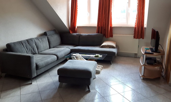 Deggenhausertal Apartment | Idyllically Situated Holiday Apartment "Hermannshöhe FeWo 5" on a Farm with Shared Garden, Playground, Terrace, Barbecue, Wi-Fi & TV; Parking Available