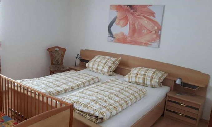 Deggenhausertal Apartment | Idyllically Situated Holiday Apartment "Hermannshöhe FeWo 3" on the Farm with Balcony, Shared Garden, Playground, Terrace, Barbecue, Wi-Fi & TV; Parking Spaces Available
