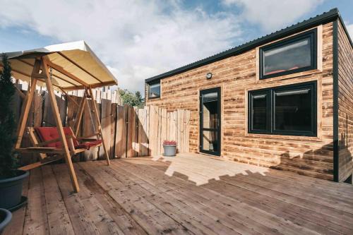 Loebau Apartment | Idyllisches Tiny House III mit Sauna