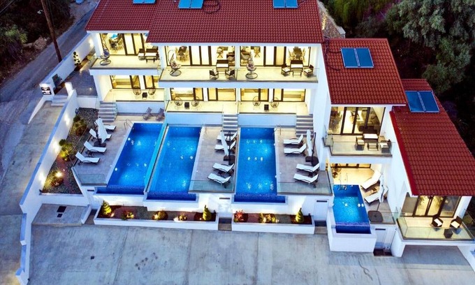 Perigiali Villa | Impressive Sea View Lefkada Villa | 2 Bedrooms | Villa Polytelis | Panoramic.