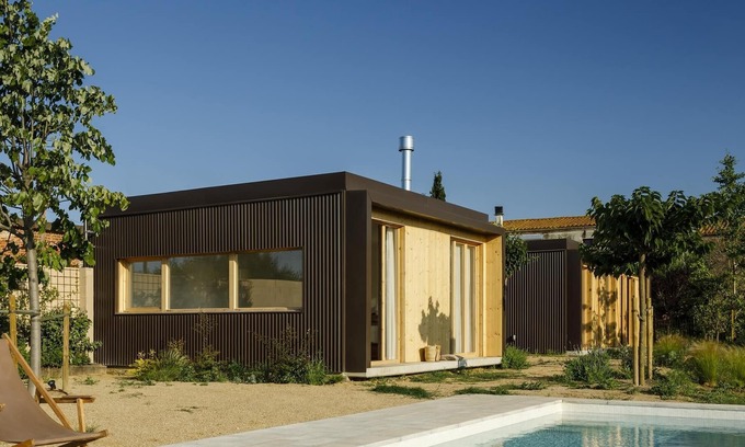 Ultramort Villa | Increíble casa modular con piscina