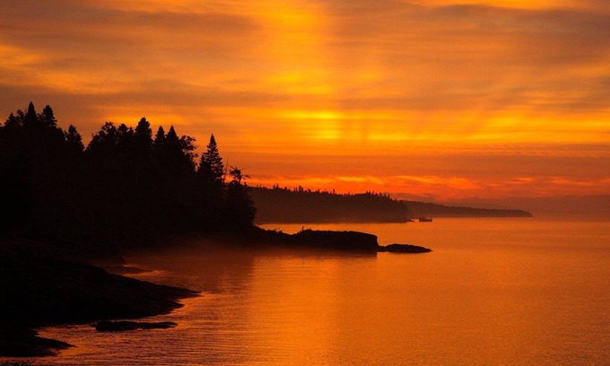 Tofte Cabin | Incredible Hand-Hewn Square Log Cabin on the North Shore of Lake Superior.