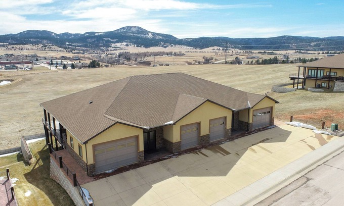 Spearfish Cabin | Incredible Panoramic View, Close to Spearfish, Very Open Floor Plan & Paved!
