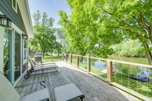 Indianapolis Apartment | Indianapolis Riverfront Rental with Wraparound Deck!