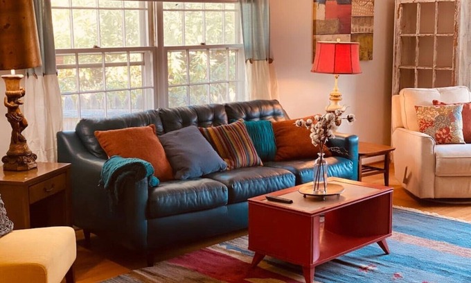 Winchester House | Indigo Blue modern open vibe on tree lined street