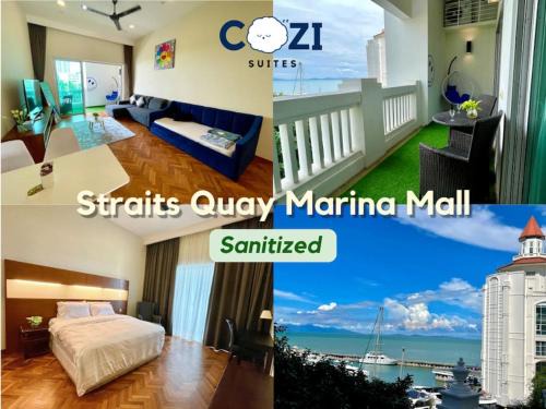 Seri Tanjung Pinang Apartment | Instagramable Luxury Suites for Couples or Families Straits Quay Penang Sea View Balcony Private Bathtub