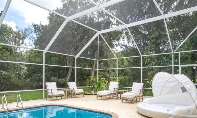 Roseland House | Intracoastal estate: waterfront, pool, private beach-close to everything!