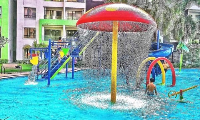 Kampung Kuala Pari Apartment | Ipoh Manhattan Water Park Pool View Cozy Homestay