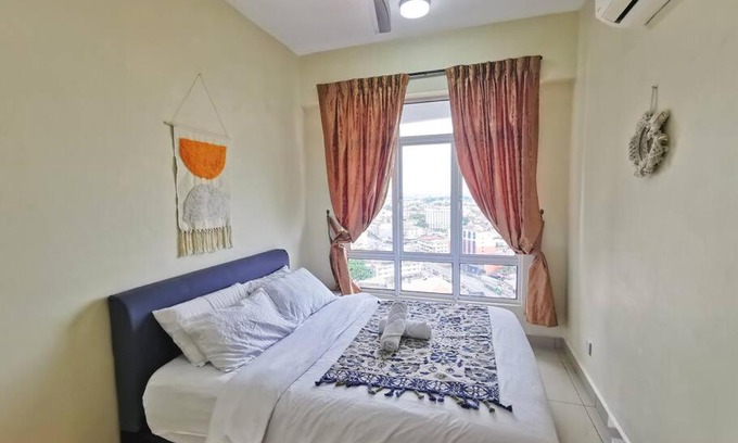 Kampung Kuchai Apartment | Ipoh town-fufu creamy inshome@majestic(6pax)