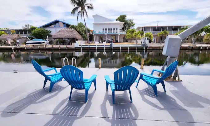 Indian Waterways House | Islamorada Key Waterfront House w/Private Boat Dock