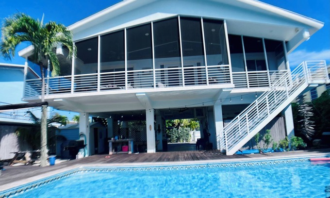 Indian Waterways House | Islamorada waterfront retreat - private home w/heated pool, 30’ dock - 15% off