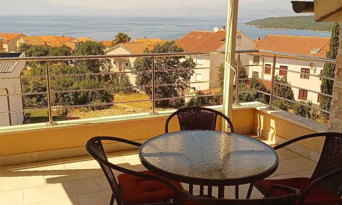 Njivice Apartment | Island Krk, Njivice - flat with panoramic view