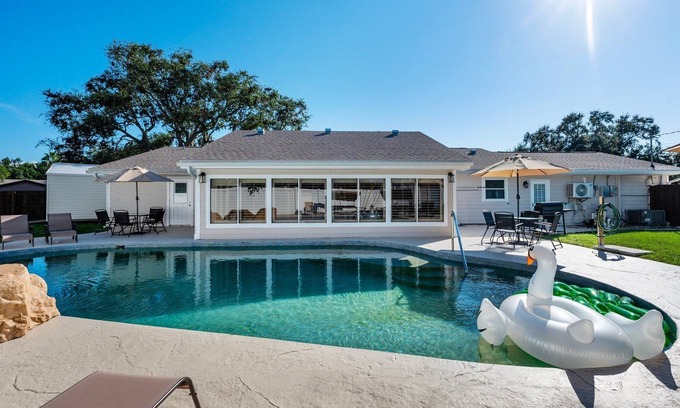 Merritt Island House | Island Oasis with Heated Pool & Game Room