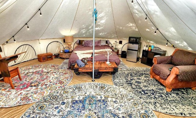 Brantingham Other | Island Waterfront Glamping - HotTub, Boat, Pet Friendly
