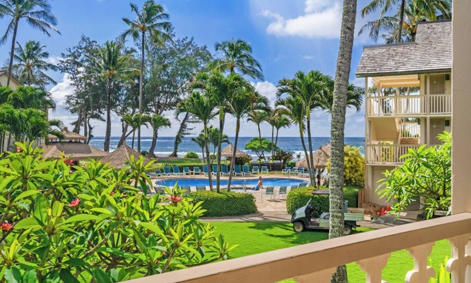 Wailua Resort | Islander on the Beach, #240 - breathtaking ocean views, steps to the beach