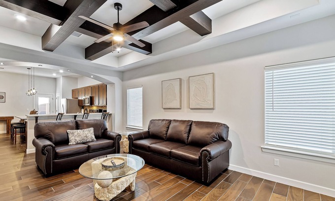 Socorro House | It features cozy furnishings, modern amenities, and a warm, homey atmosphere.