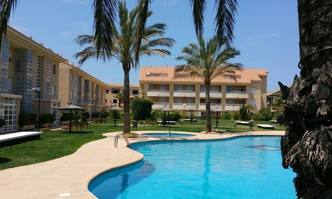 Platja de l'Arenal Apartment | Javea Golden Beach 2 Apartment with 60m2 terrace, one level, WIFI, Arena