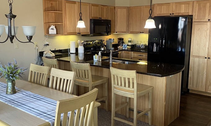 North Troy Condo | Jay Peak ski on-ski-off condo in the newest buildings directly on the mountain.