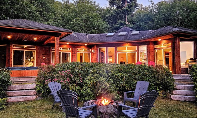 Tofino House | Jensen's Bay Retreat-S. Chesterman-Inlet View!