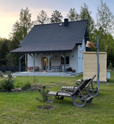 Swietajno House | Jerutki Mazury dom MasuriaMiracle nad jeziorem z sauną