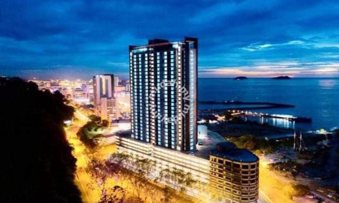 Downtown Kota Kinabalu Apartment | Jesselton suite @ KK Town Sea+City View