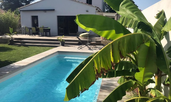 Mauguio House | Jolie Villa 8-10 Pers Avec Piscine, à 15 min des Plages et 15 min de Montpellier