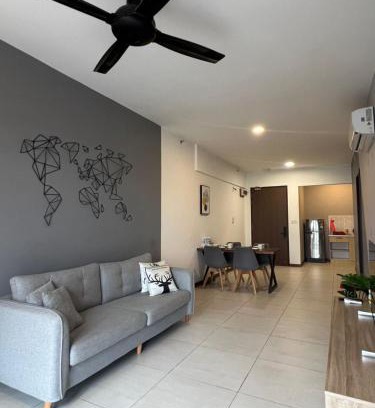 Penampang Apartment | K Avenue Family Room Free 2 Parking