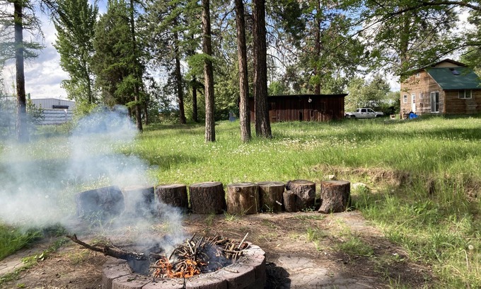 Evergreen House | Kalispell Barn near Whitefish Resort and Glacier Park