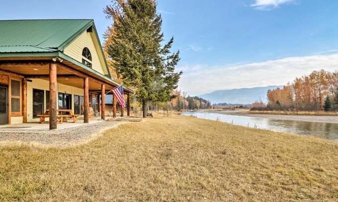 Kalispell House | Kalispell Riverfront Home by Glacier National Park