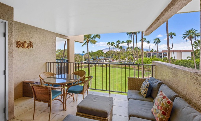 Kihei Condo | Kamaole Sands 10-307, Ocean View, Large Lanai, Twin Murphy Beds, Split-AC, Wi-Fi