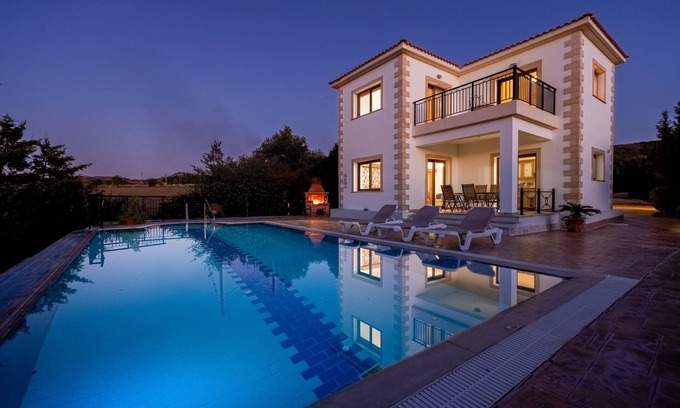 Polis Villa | Kambos Ena: Cyprus Villa, Private Pool, near Polis - 4 Bedrooms, Modern Comfort