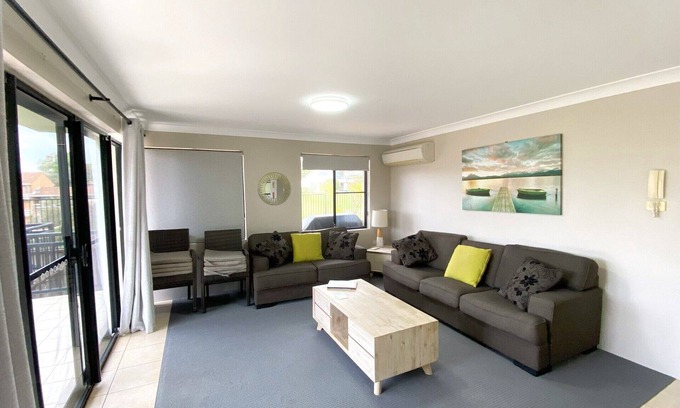 Nambucca Heads Apartment | KARINGAL - ocean views only minutes from the town centre overlooking pool